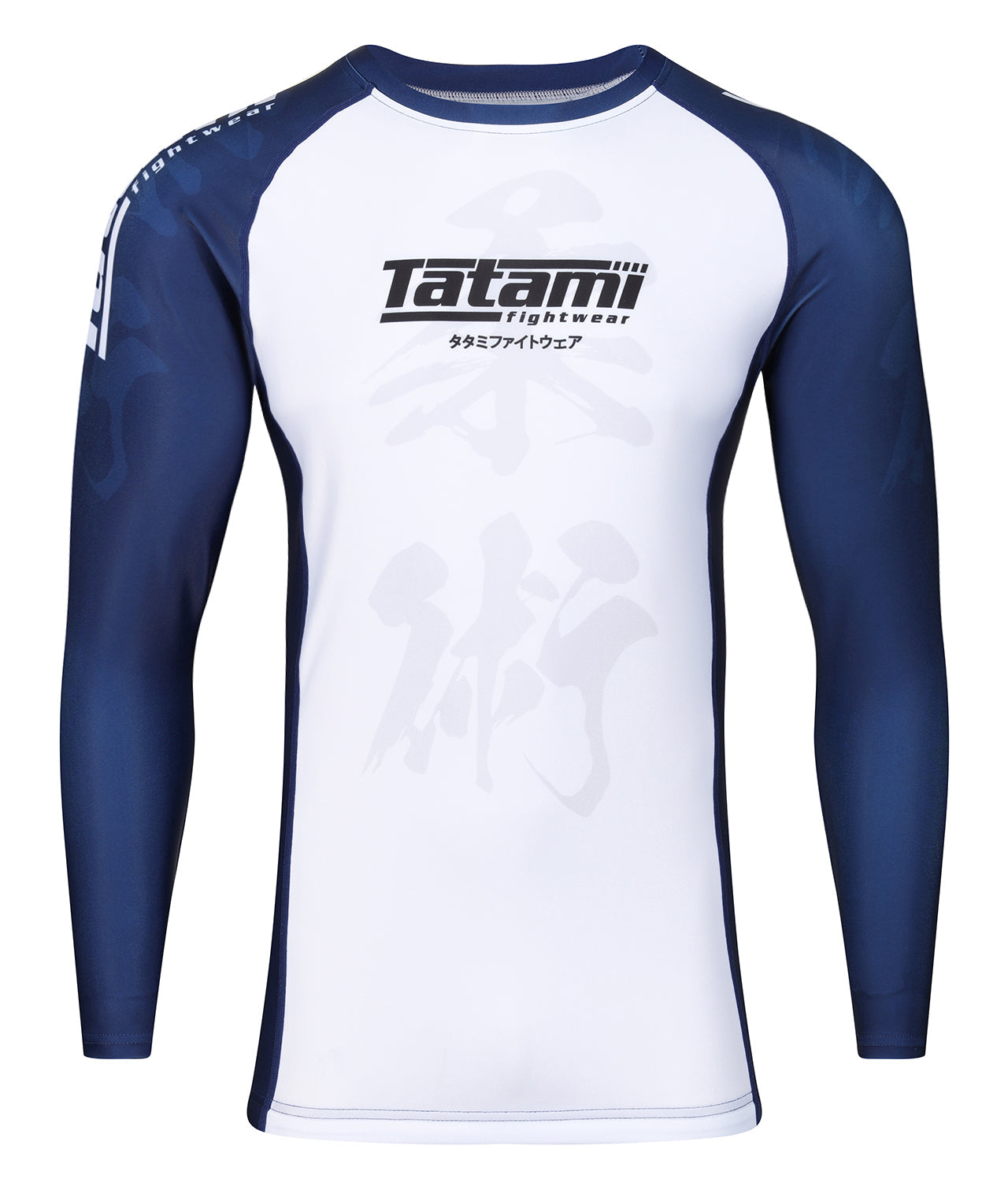 Kaizen Long Sleeve Rash Guard Navy Tatami Fightwear Australia