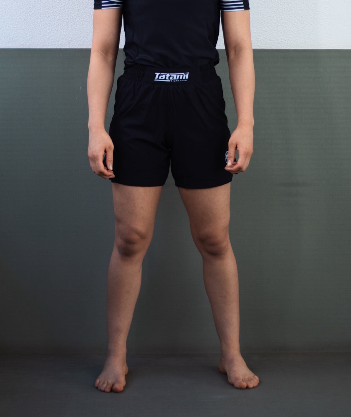 Ladies Dual Layer Grappling Shorts - Black