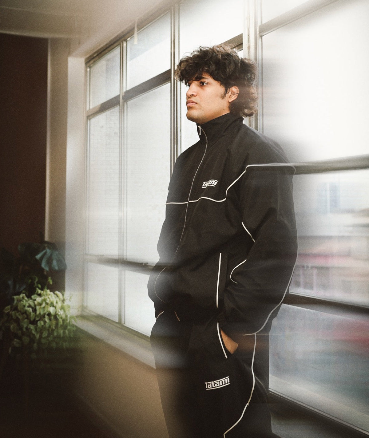 Tatami Tactic Tracksuit Top - Black