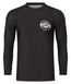 Fist Bump Long Sleeve Rash Guard - Black