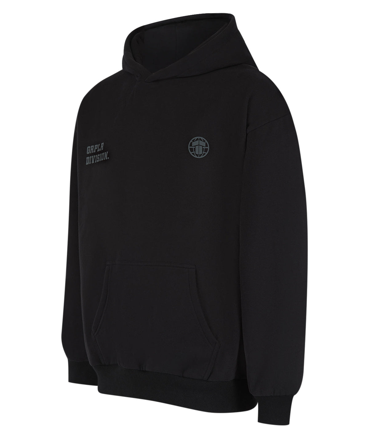 GRPLR Division Oversized Hoodie - Black