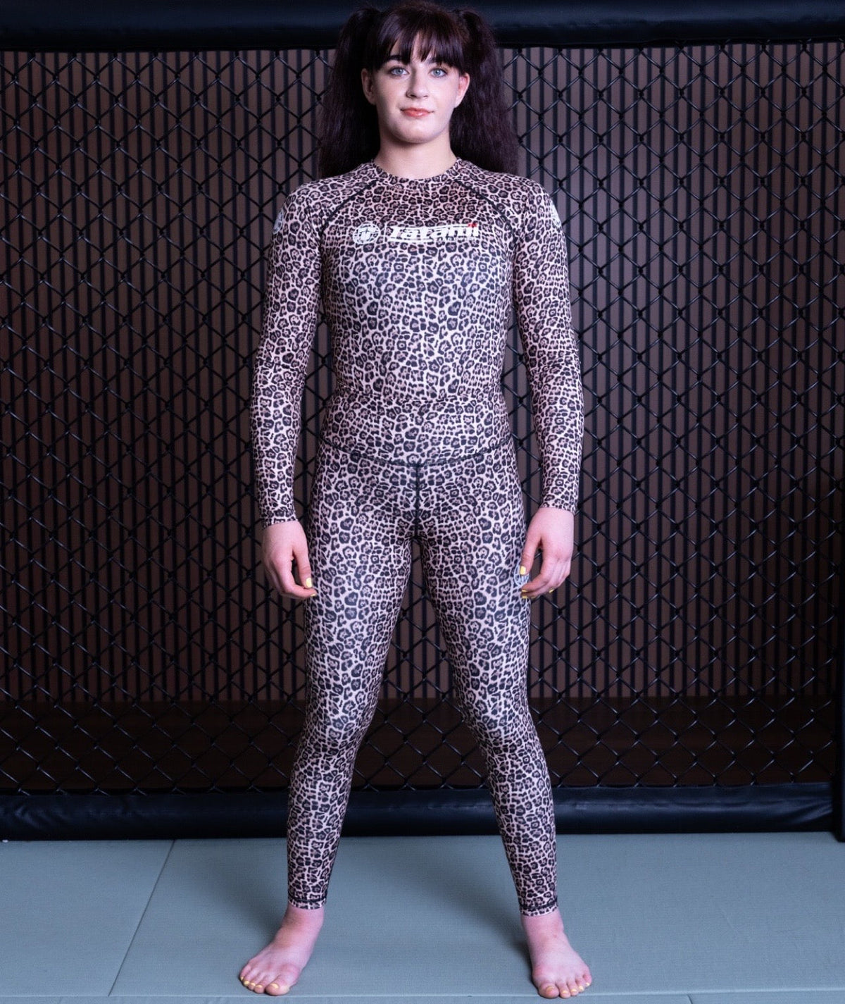 Ladies Helena Leotard - Leopard