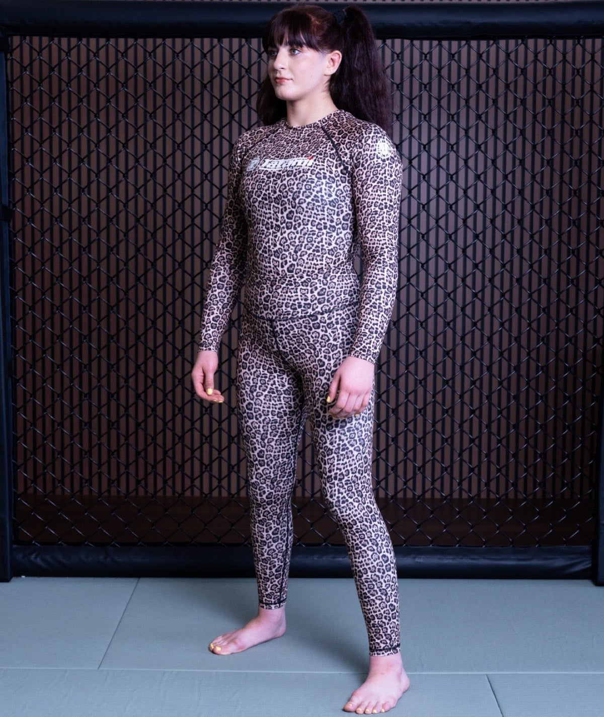 Ladies Helena Leotard - Leopard