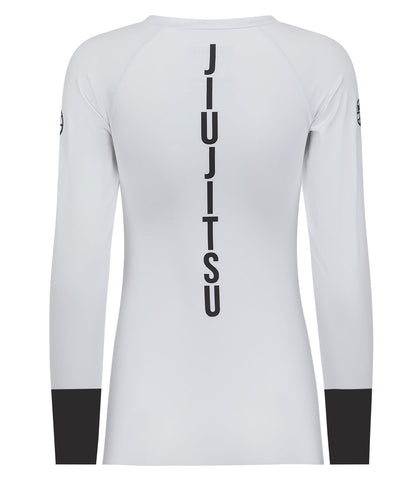 Ladies Helena Ranked Rash Guard - White