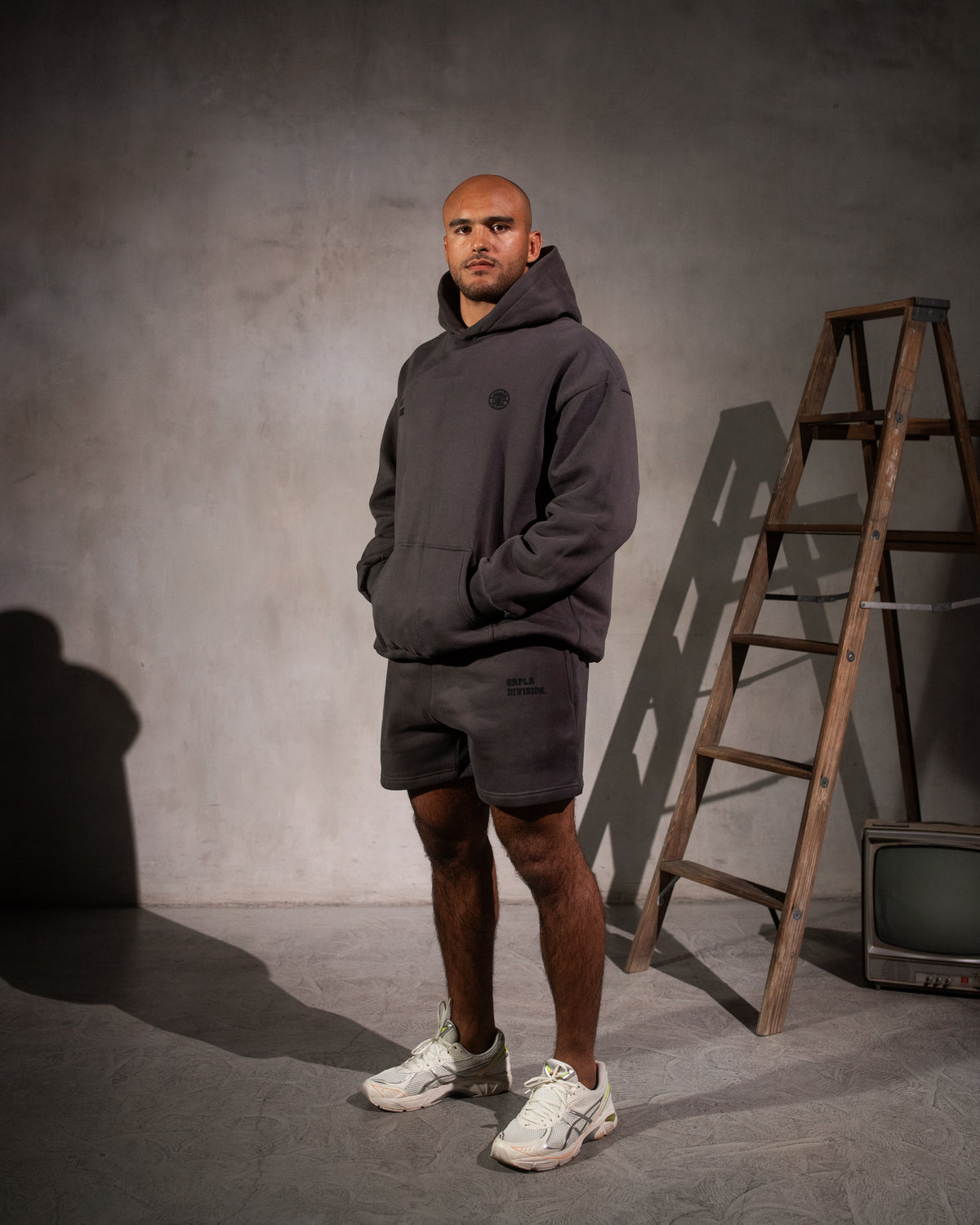 GRPLR Division Oversized Hoodie - Grey
