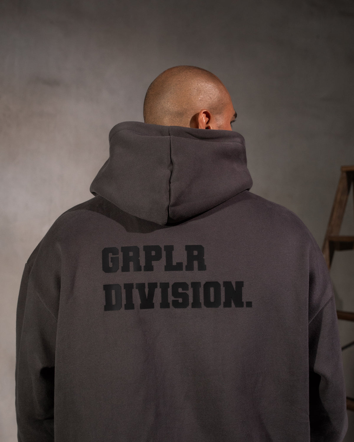 GRPLR Division Oversized Hoodie - Grey