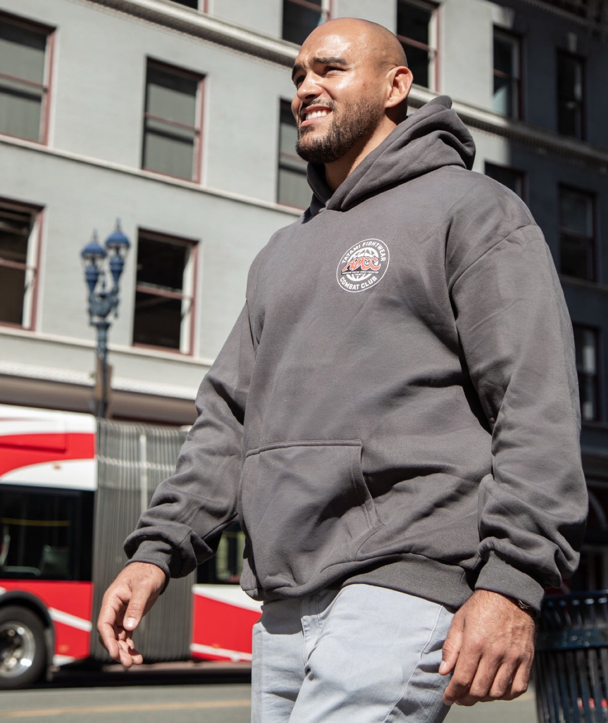 Tatami X ADCC Combat Club Oversized Hoodie - Grey