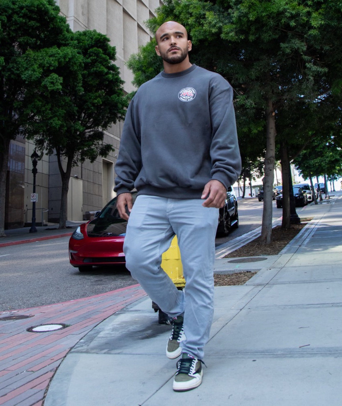 Tatami X ADCC Combat Club Oversized Sweatshirt - Grey