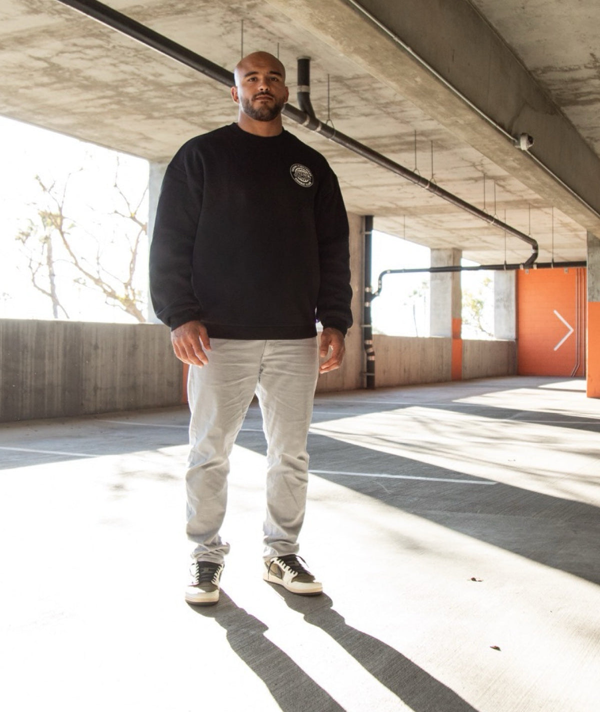 Tatami X ADCC Combat Club Oversized Sweatshirt - Black