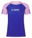 Kids Contrast Short Sleeve Rash Guard - Navy & Pink