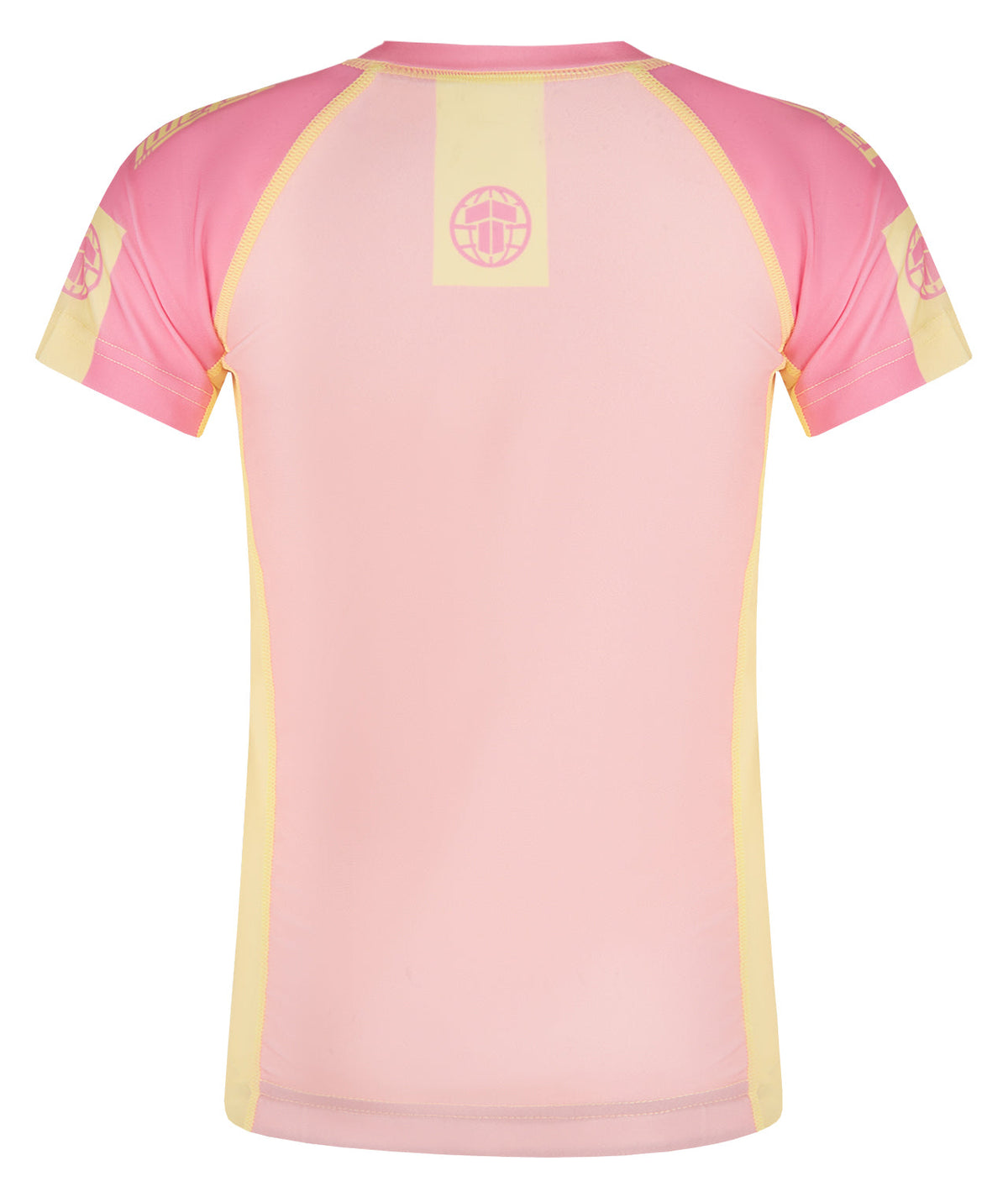 Kids Contrast Short Sleeve Rash Guard - Candy