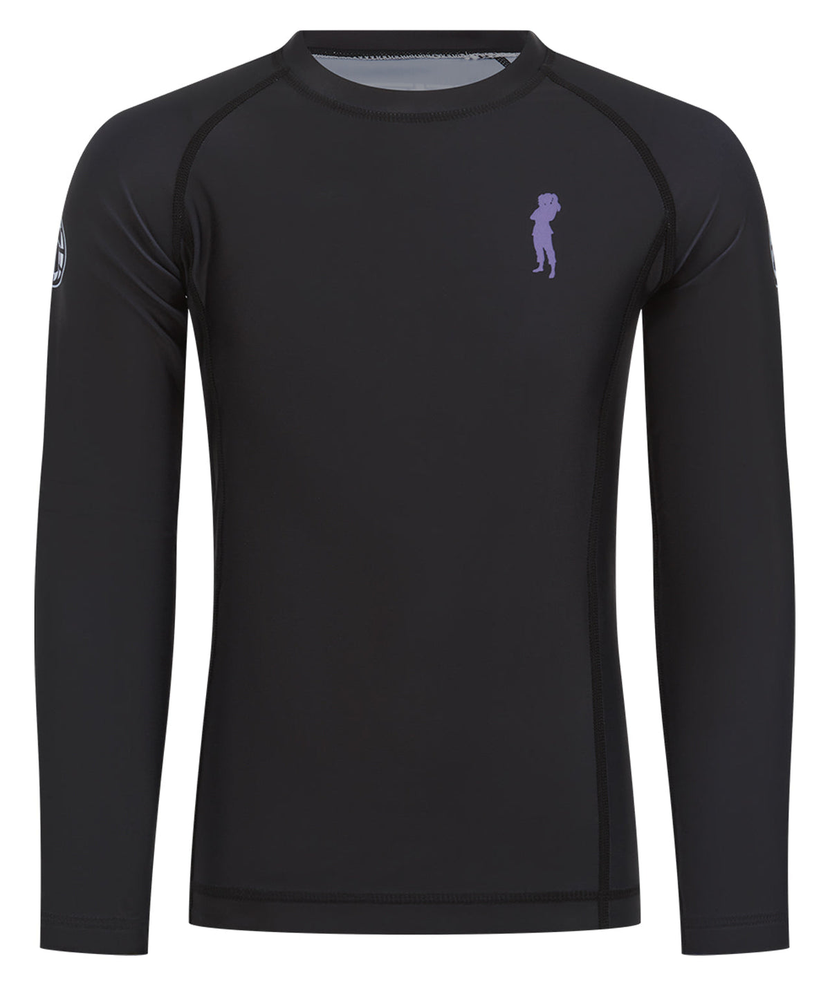 Kids Helena Profile Rash Guard - Black