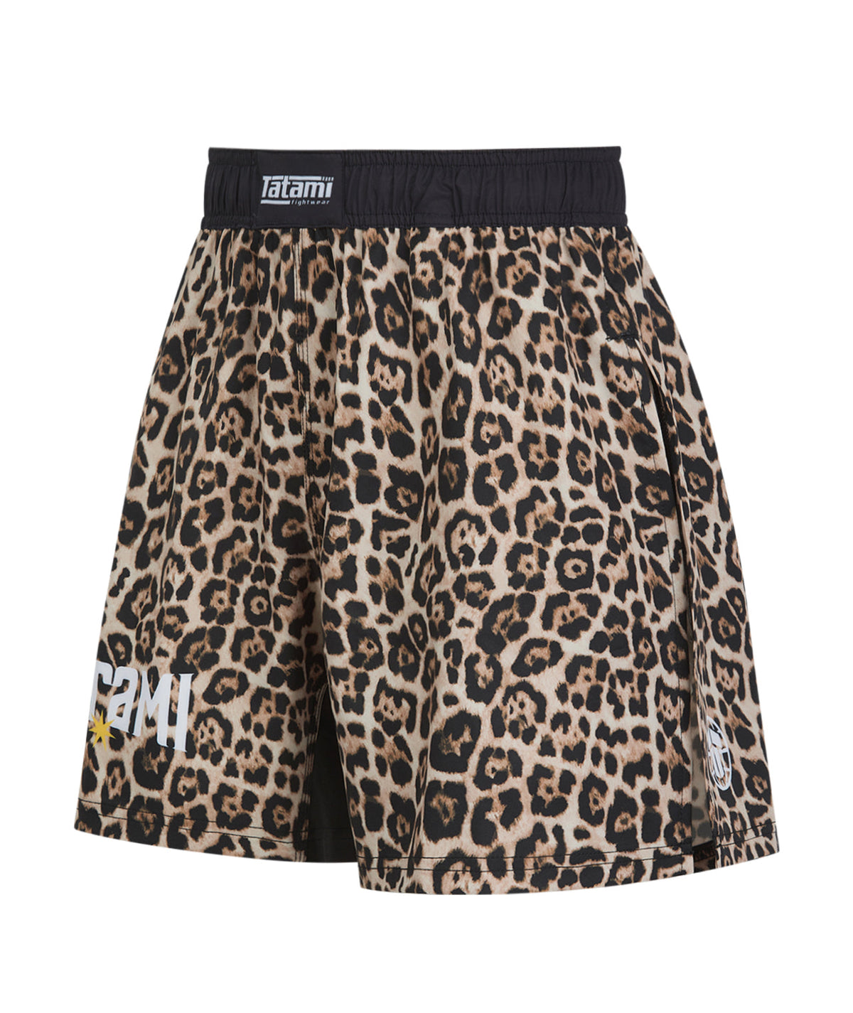 Kids High Split MMA Shorts - Leopard