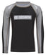 Kids IBJJF Ranked Long Sleeve Rash Guard - Grey