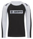 Kids IBJJF Ranked Long Sleeve Rash Guard - White