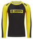 Kids IBJJF Ranked Long Sleeve Rash Guard - Yellow