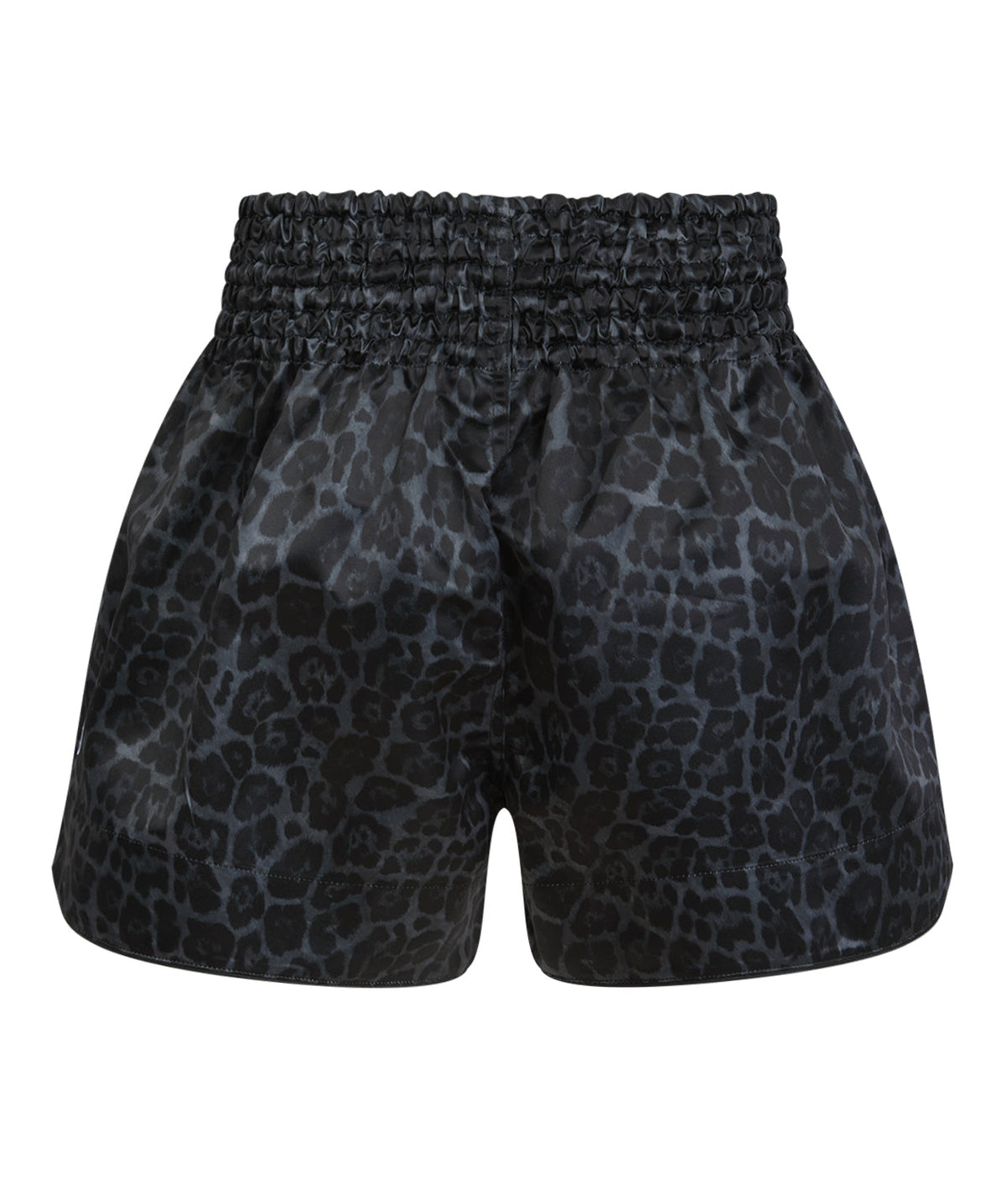 Kids Muay Thai Shorts - Black Leopard