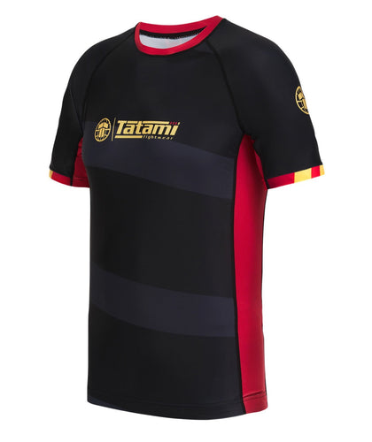 Kids Tatami Nomad Rash Guard - Black & Red