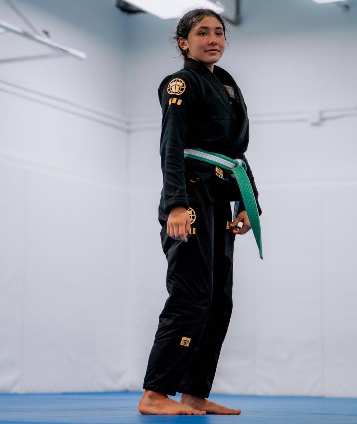 Kids Pro Series Gi - Black & Champion Gold