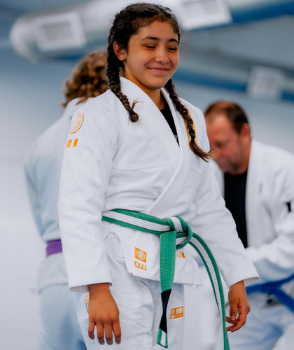 Kids Pro Series Gi - White & Champion Gold