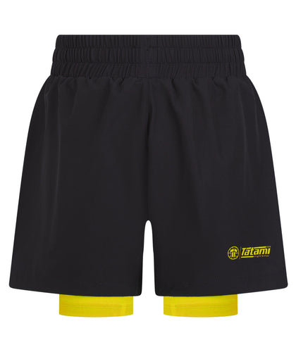Kids Ranked Hybrid Shorts - Yellow