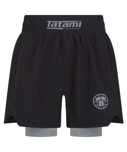 Kids Ranked Hybrid Shorts - Grey