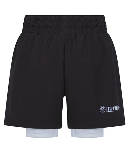 Kids Ranked Hybrid Shorts - White