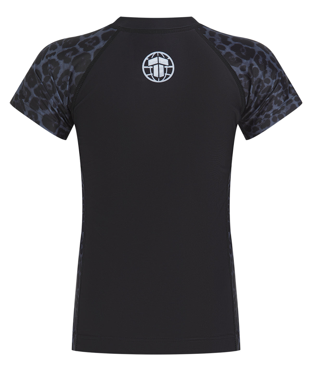 Kids Recharged Rash Guard - Grey Leopard