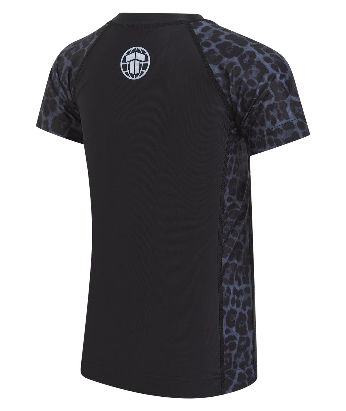 Kids Recharged Rash Guard - Grey Leopard