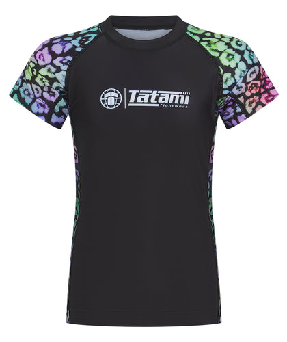 Kids Recharged Rash Guard - Multi Leopard