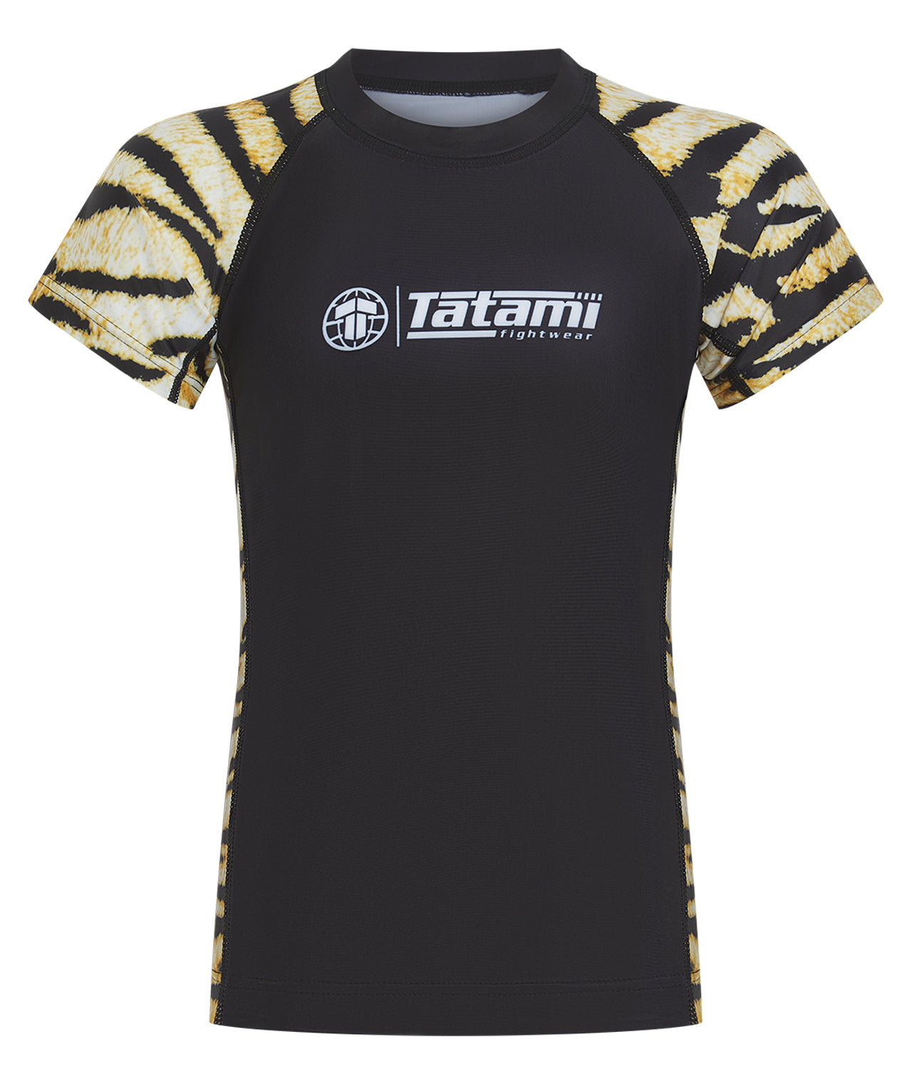 Kids Recharged Rash Guard - Yellow Tiger – Tatami Fightwear Australia