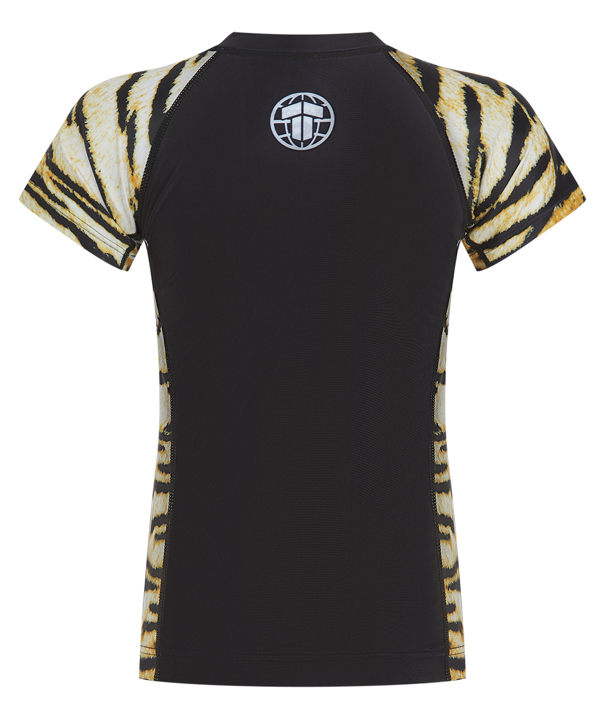 Kids Recharged Rash Guard - Yellow Tiger