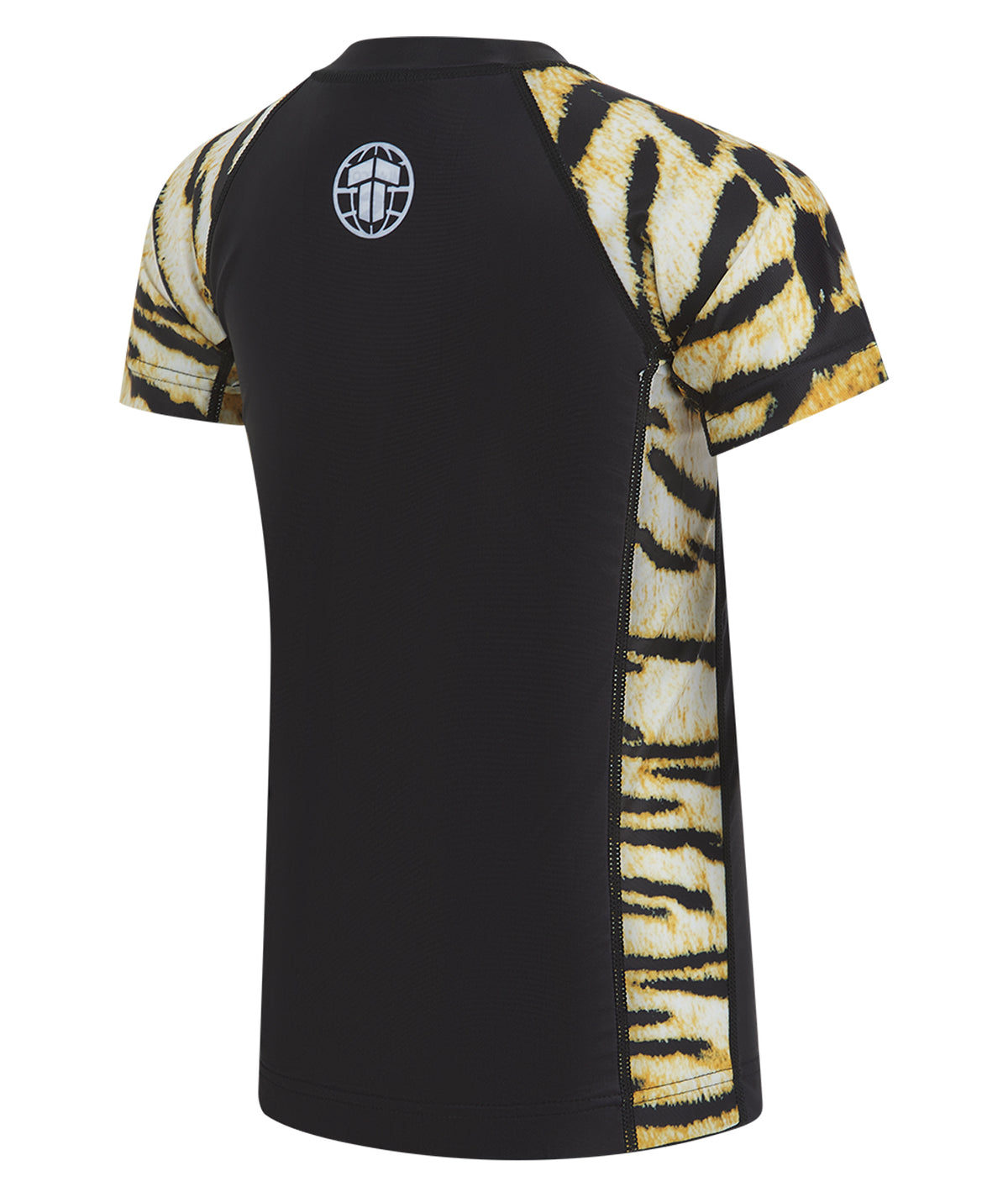 Kids Recharged Rash Guard - Yellow Tiger