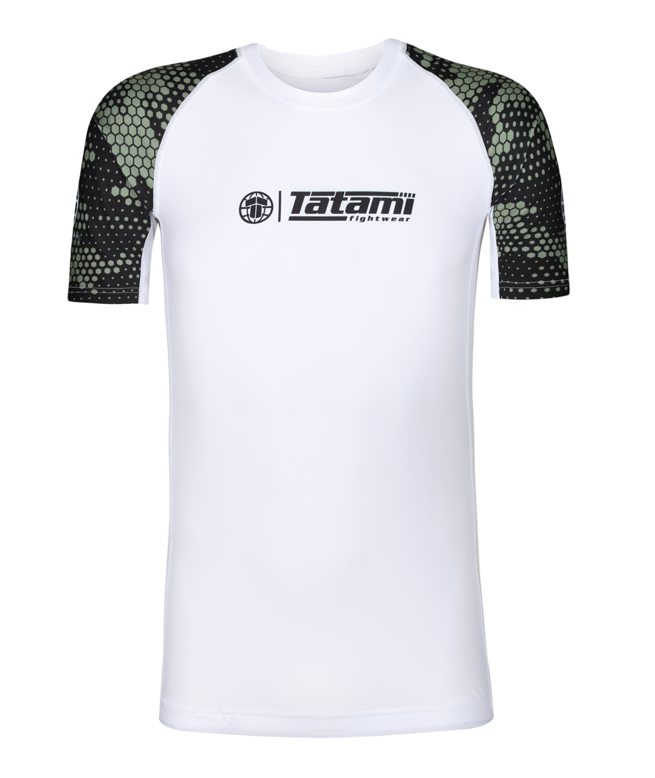 Kids Renegade Rash Guard - White & Green – Tatami Fightwear Australia
