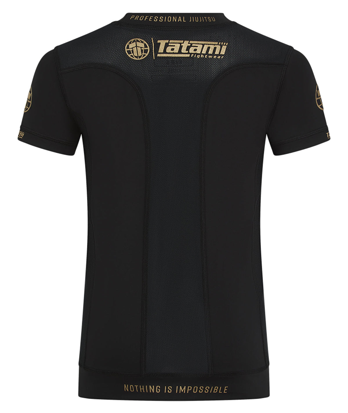 Kids Tatami Pro Rash Guard - Black & Gold