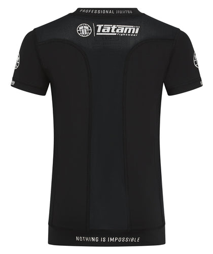 Kids Tatami Pro Rash Guard - Black & Silver