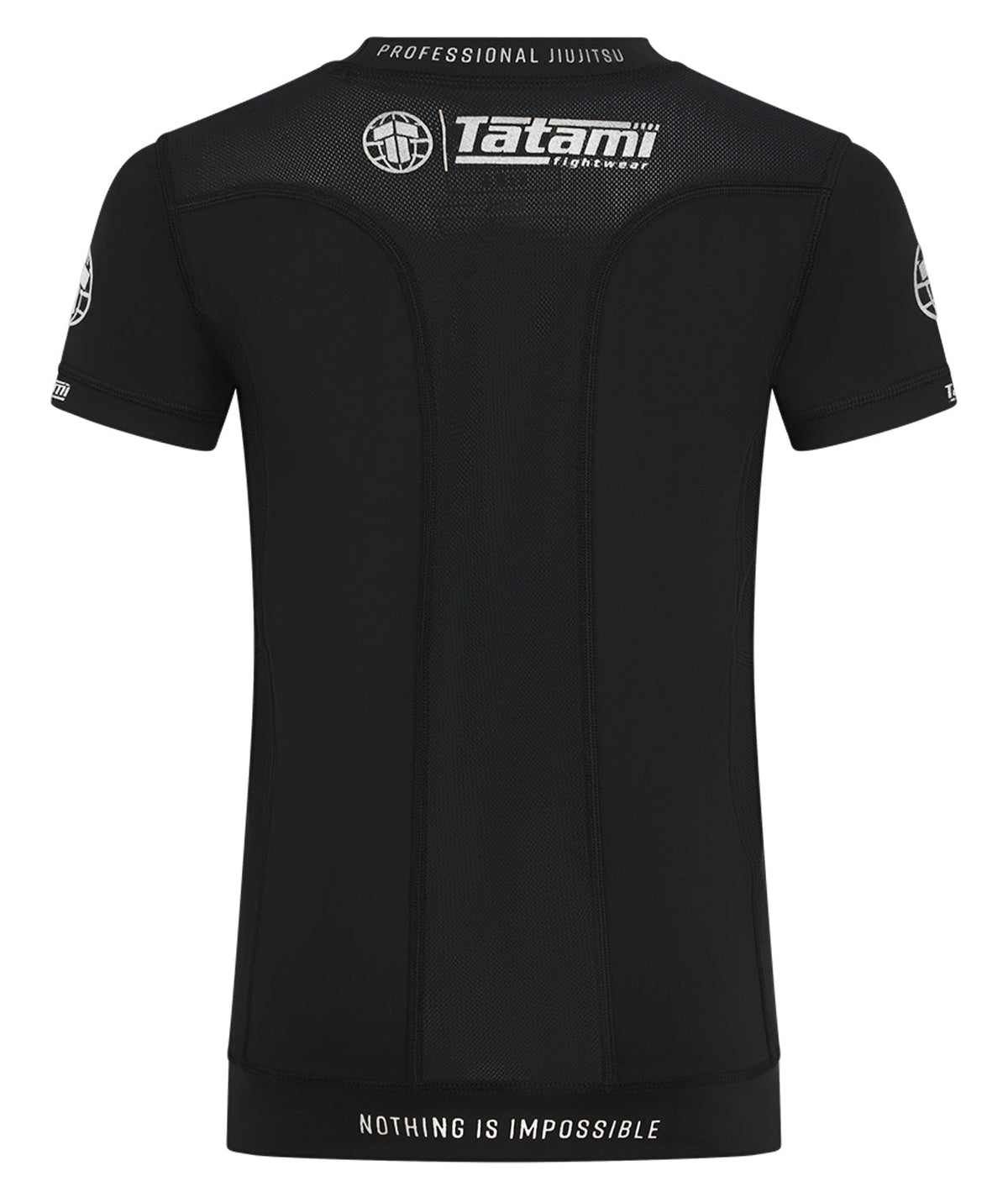 Kids Tatami Pro Rash Guard - Black & Silver