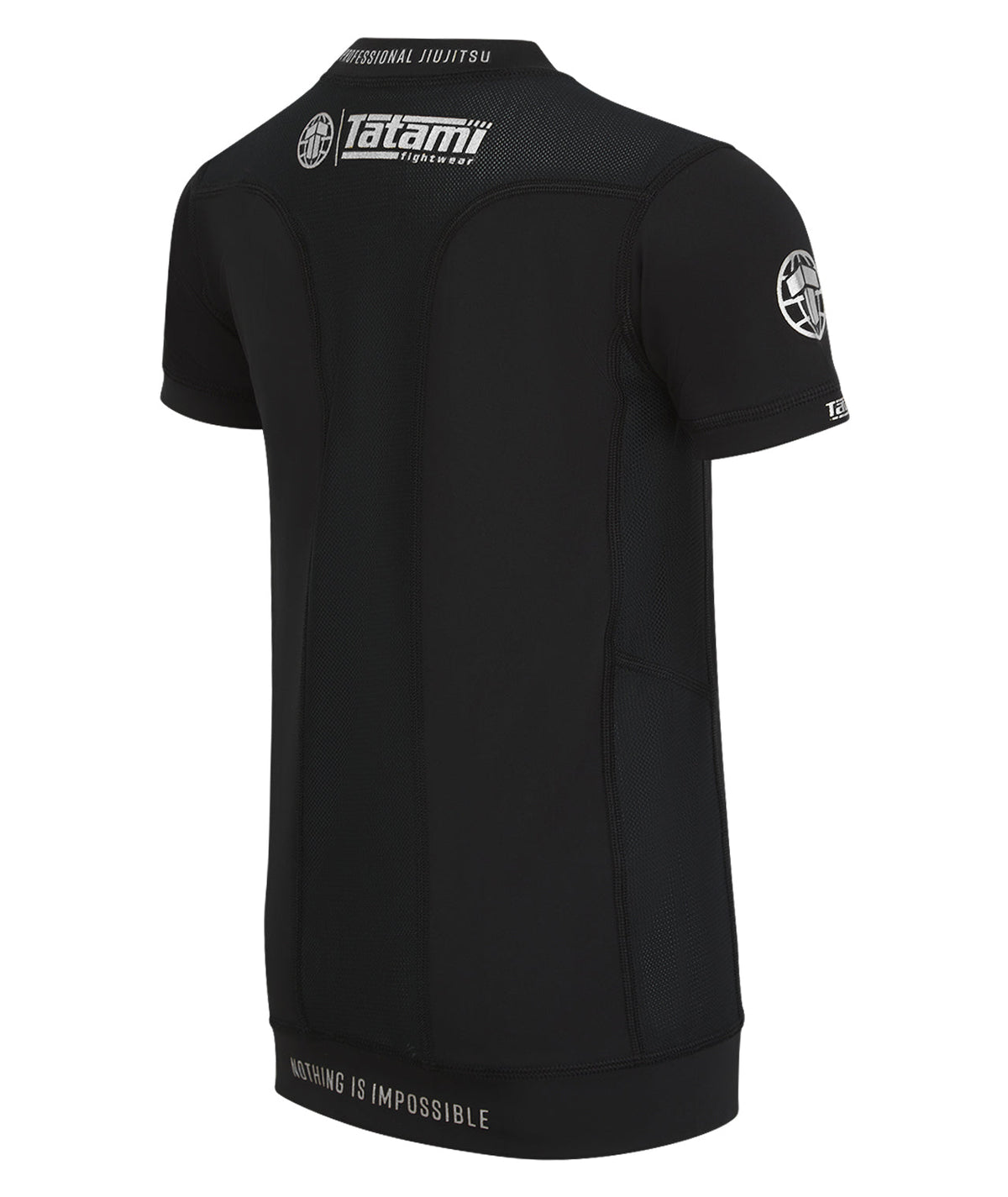 Kids Tatami Pro Rash Guard - Black & Silver