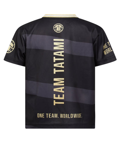 Kids Team Tatami Mesh T-Shirt - Black & Gold