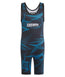 Kids Wrestling Singlets - Blue
