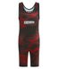 Kids Wrestling Singlets - Red