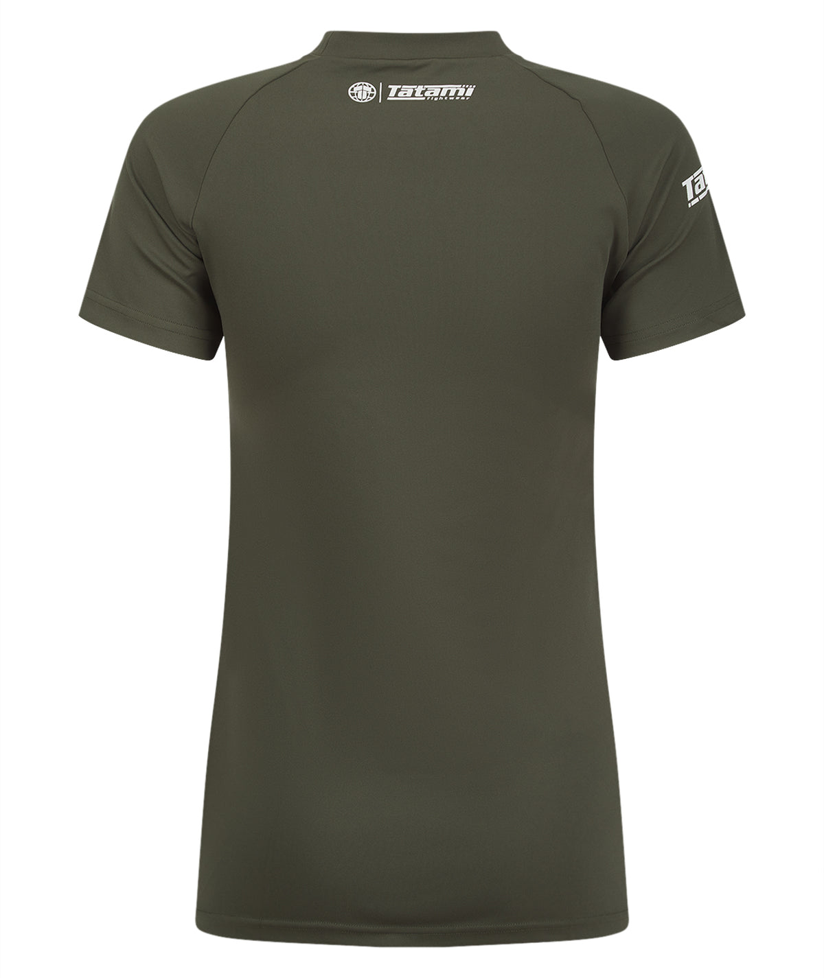 Ladies Agile Short Sleeve Rash Guard - Khaki