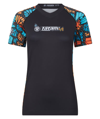 Ladies Butterfly Rash Guard
