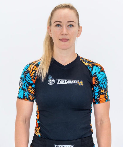 Ladies Butterfly Rash Guard