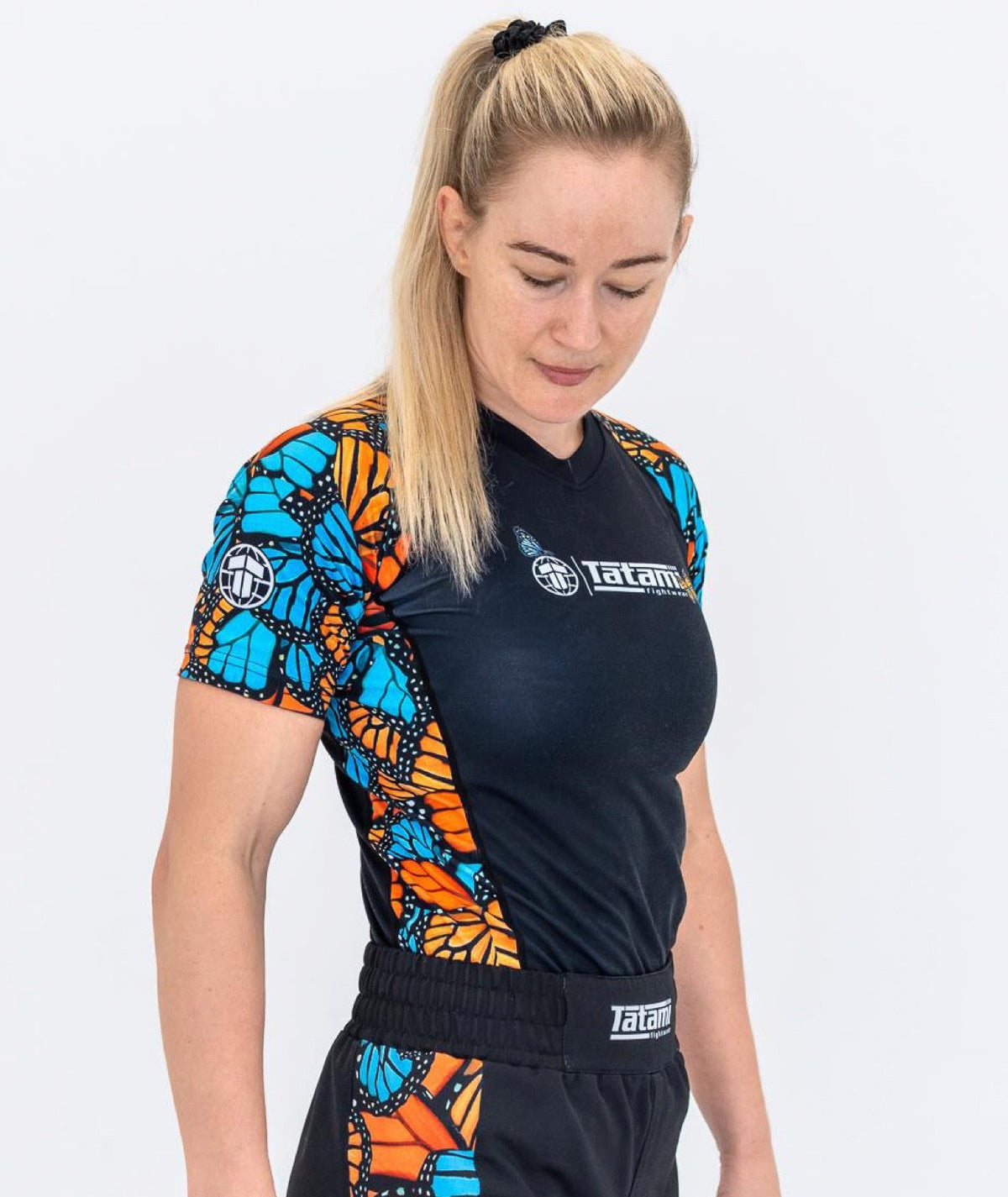 Ladies Butterfly Rash Guard