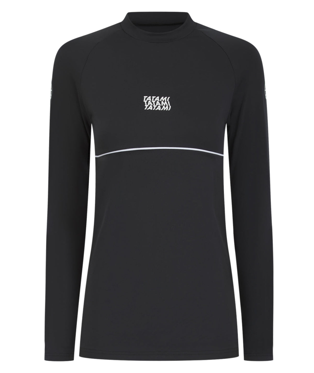 Ladies Contour Long Sleeve Rash Guard - Black