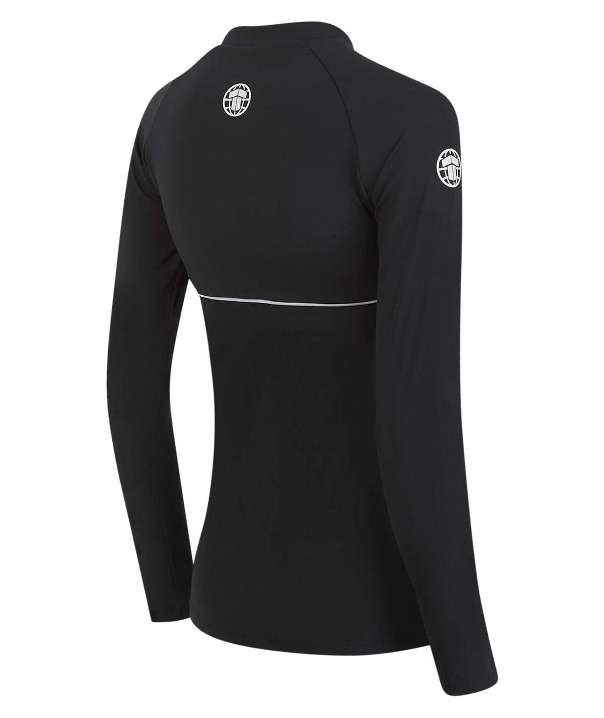 Ladies Contour Long Sleeve Rash Guard - Black