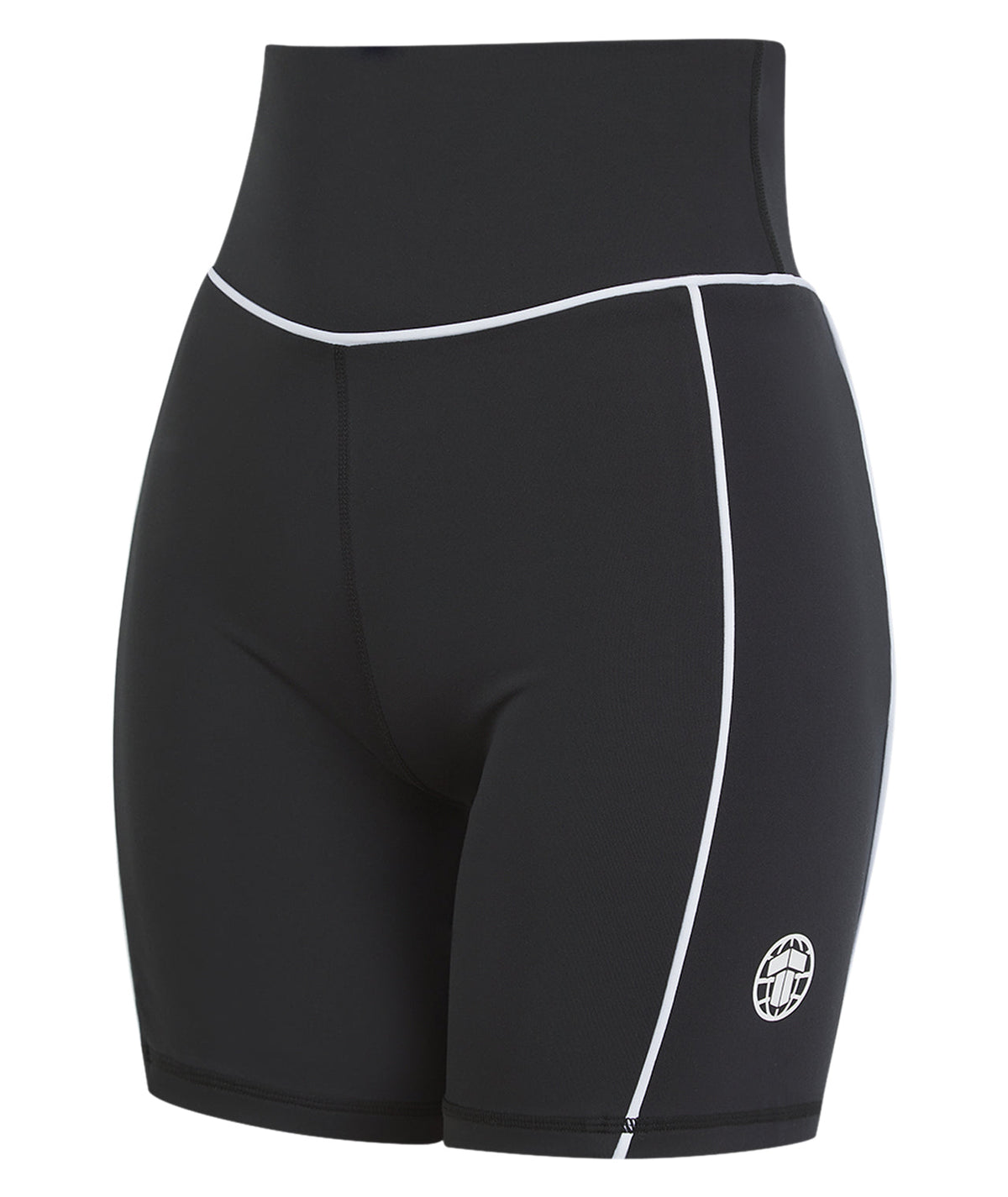 Ladies Contour Longline Shorts - Black