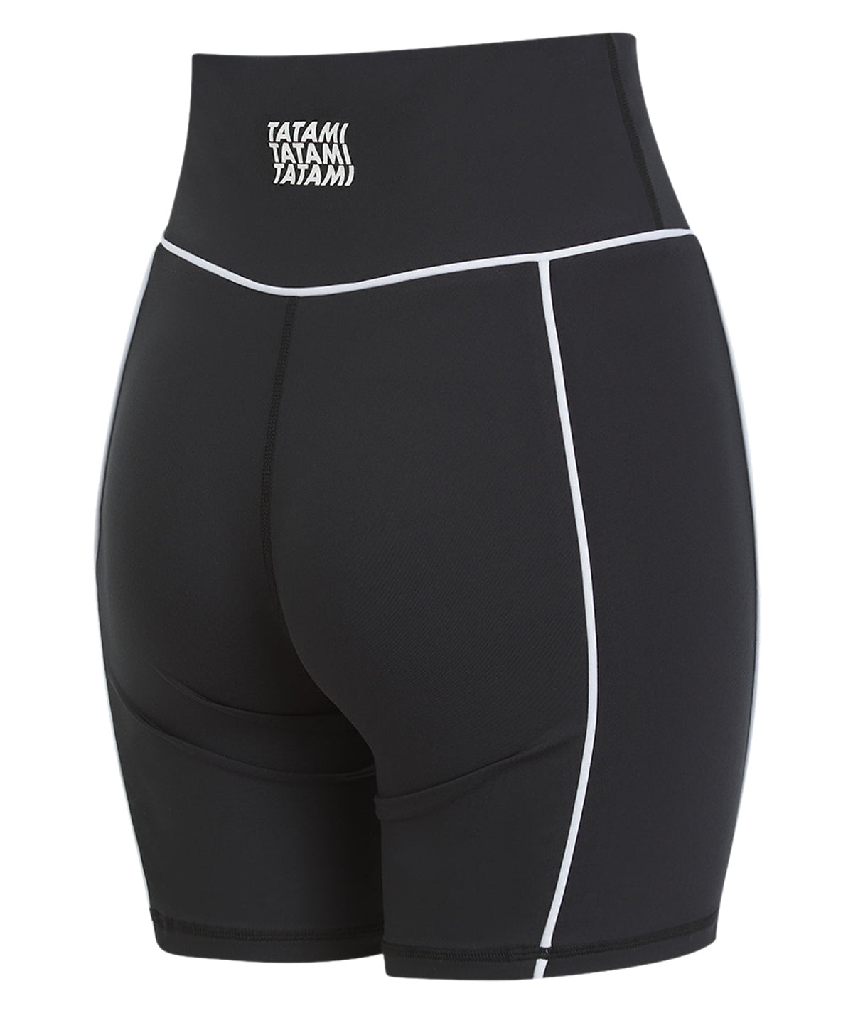 Ladies Contour Longline Shorts - Black