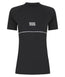 Ladies Contour Short Sleeve Rash Guard - Black